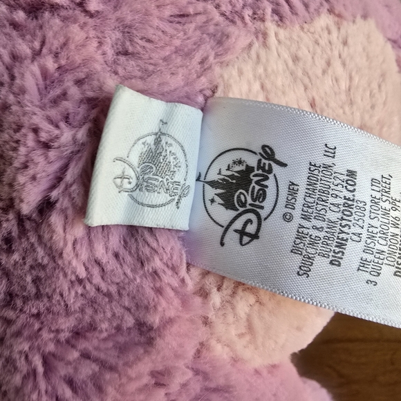 Disney Lilo & Stitch Hawaiian Angel Pink Plush with Satin Lei Flowers 12" - Picture 9 of 9